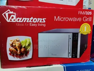 Ramtons 25Litres Microwave With Grill RM326 (SILVER)