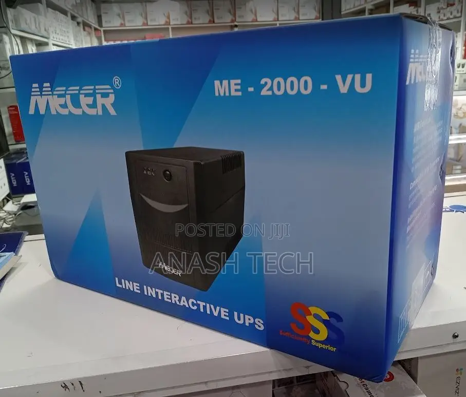 Mecer 2000VA Line Interactive UPS – 2000va/1200w Backup Power Supply