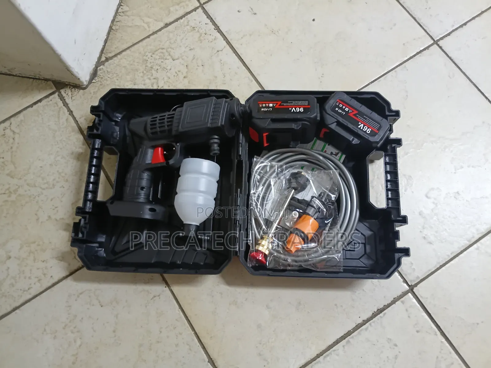 Portable Wireless Pressure Washer With 2 Batteries