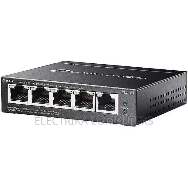 TP-Link ES205GP 5-Port Gigabit PoE+ Switch – 4-Port PoE