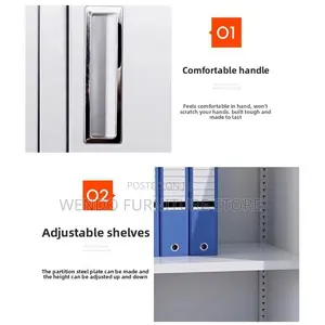 Office Cabinet; Steel Four Drawers Executive Office Large Cabinet