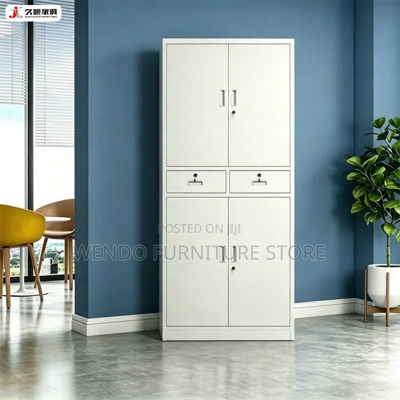 Office Cabinet; Steel Four Drawers Executive Office Large Cabinet
