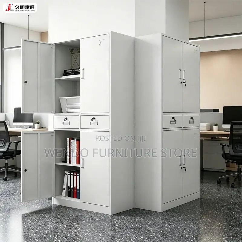 Office Cabinet; Steel Four Drawers Executive Office Large Cabinet