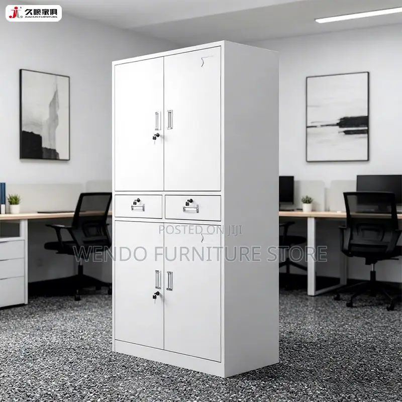 Office Cabinet; Steel Four Drawers Executive Office Large Cabinet
