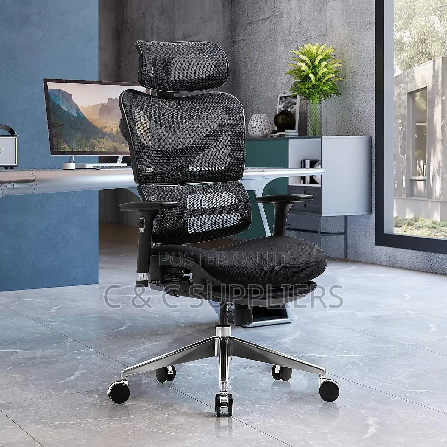 Orthopedic Adjustable Boss Mesh Chair.