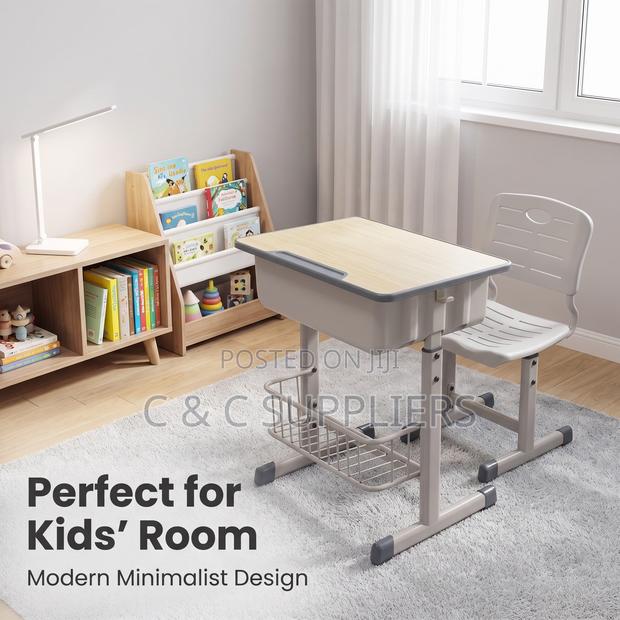 Modern Learning Kid's Desk and Chair Set - thumbnail 6