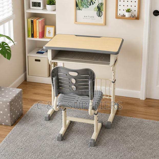 Modern Learning Kid's Desk and Chair Set - thumbnail 8