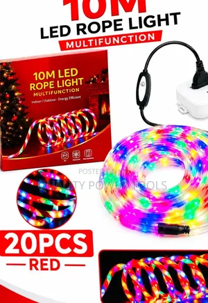 10-Meter Multicolored RGB LED Rope Light Designed