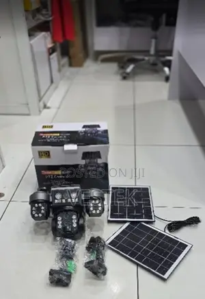 Outdoor V380 Pro 4G Solar CCTV Camera With Dual Solar Panels