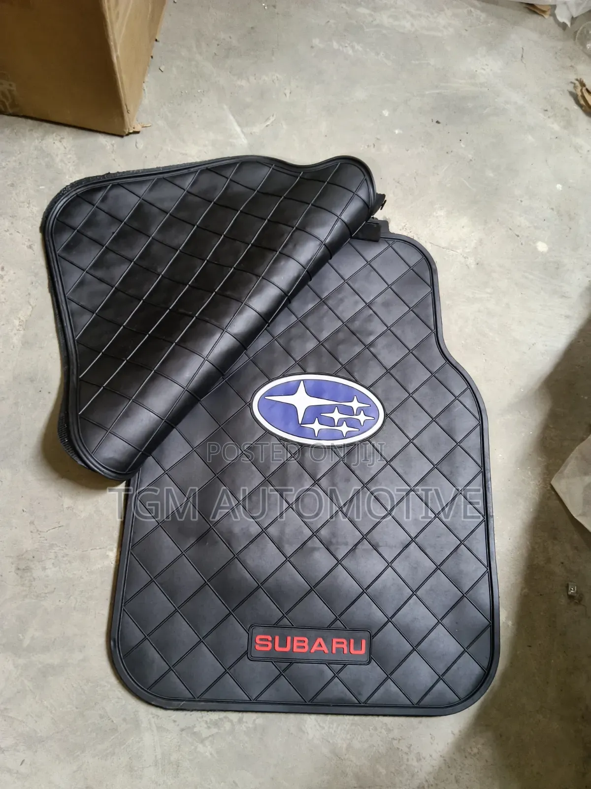 Subaru Floor Mats With Blue Logo