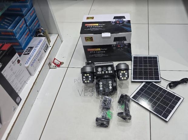 6MP 4G V380 Pro Triple Lens Outdoor Solar Camera