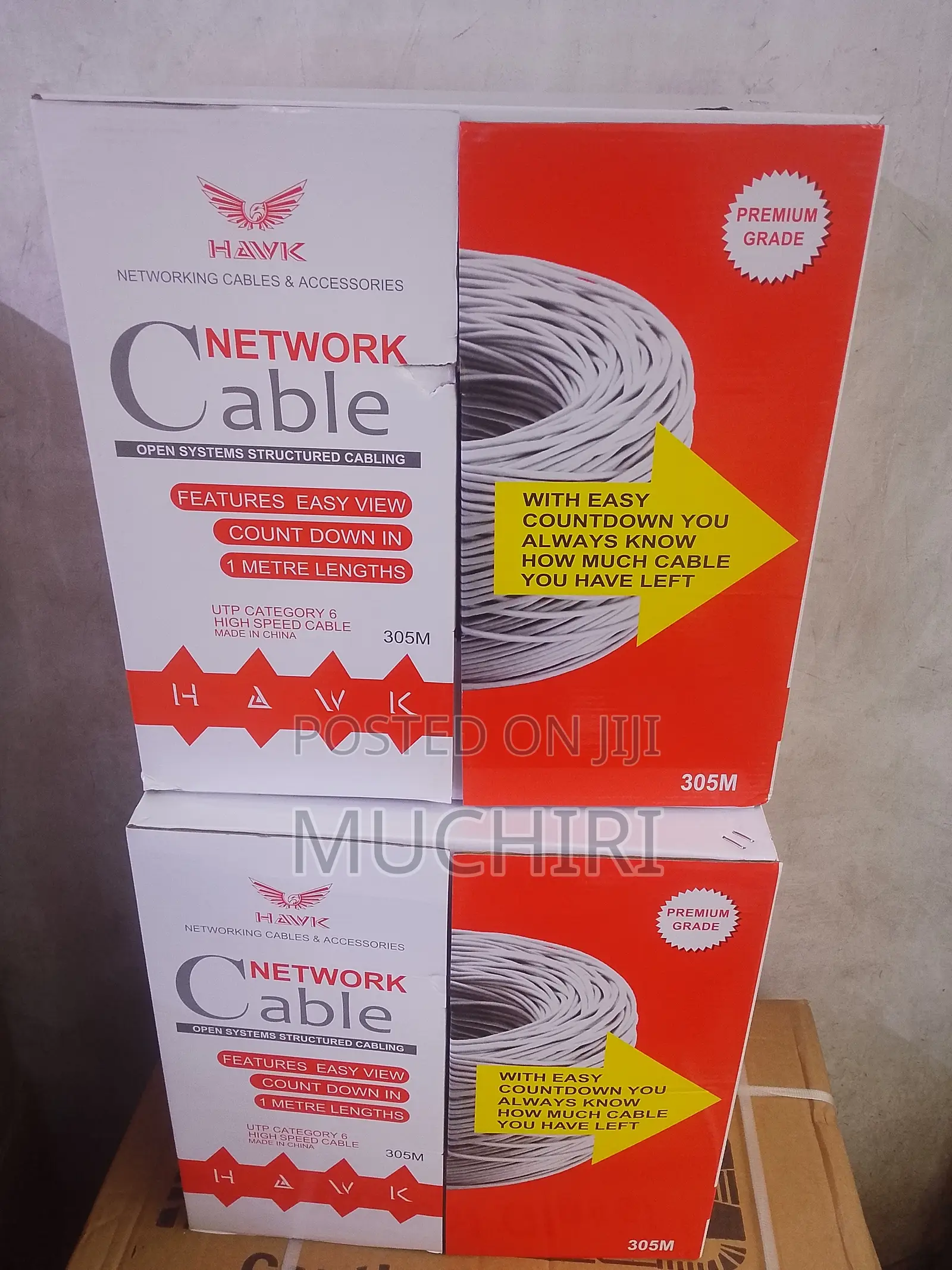 Hawk Cable Indoor Door Step Networking Cable 305m