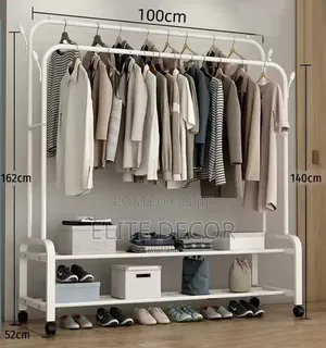 Multipurpose Clothes Hanger Rack – Heavy Duty Storage Organizer