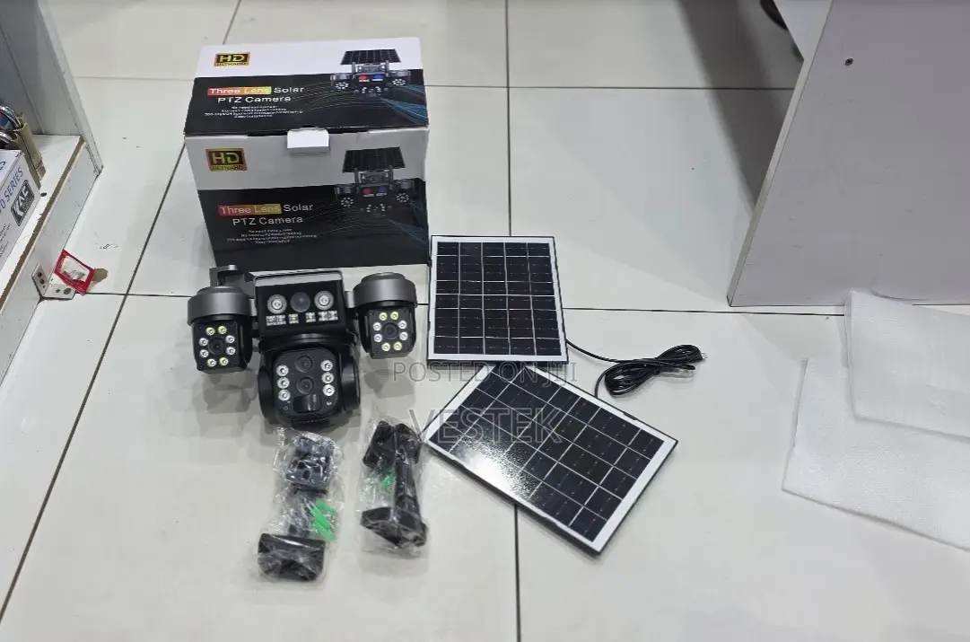 HD Ultra 4G SIM Card Solar CCTV Camera With V380 Pro App