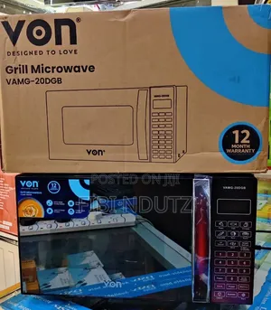 Now Available Von Microwave 20L 20DGB Grill /Von Microwave