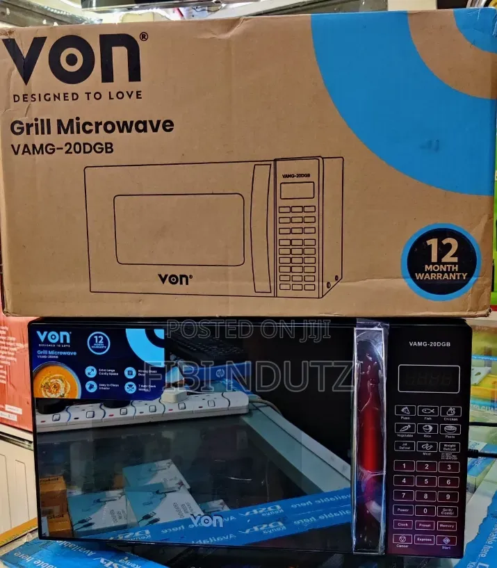 Now Available Von Microwave 20L 20DGB Grill /Von Microwave