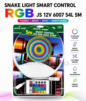 5m LED RGB Light Strip - RGB Colour Changing With Smart Control