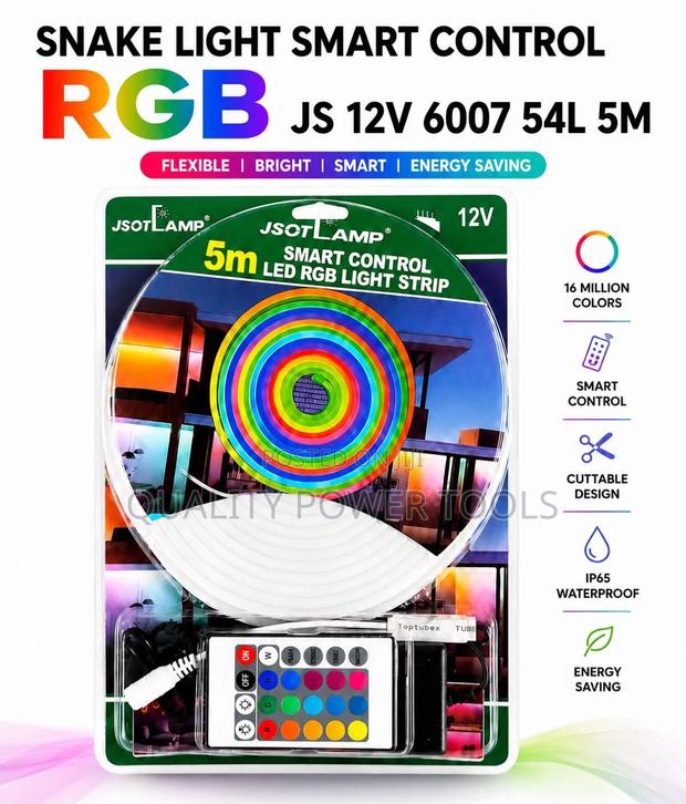 5m LED RGB Light Strip - RGB Colour Changing With Smart Control