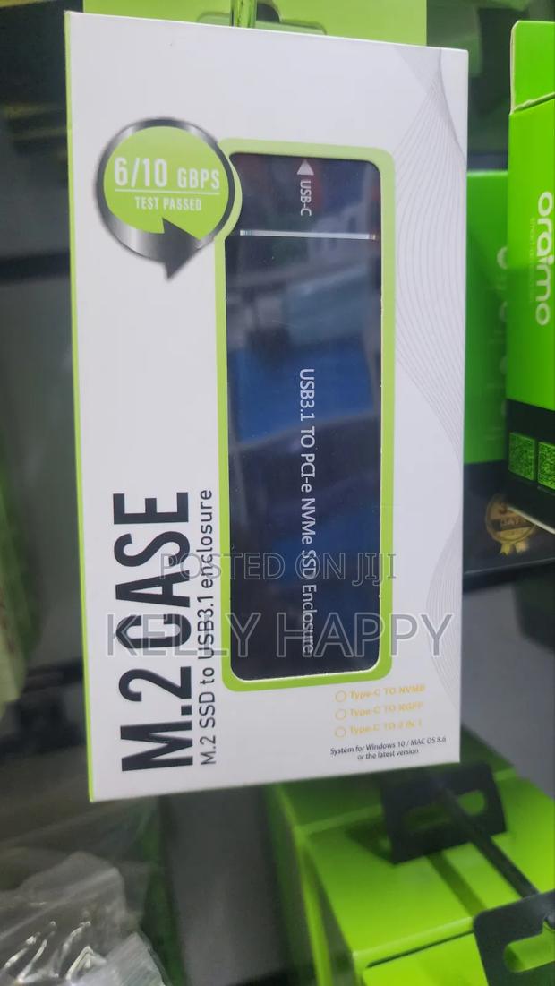 M.2 Casing External SSD Enclosure USB 3.1 to Pci-E - main view