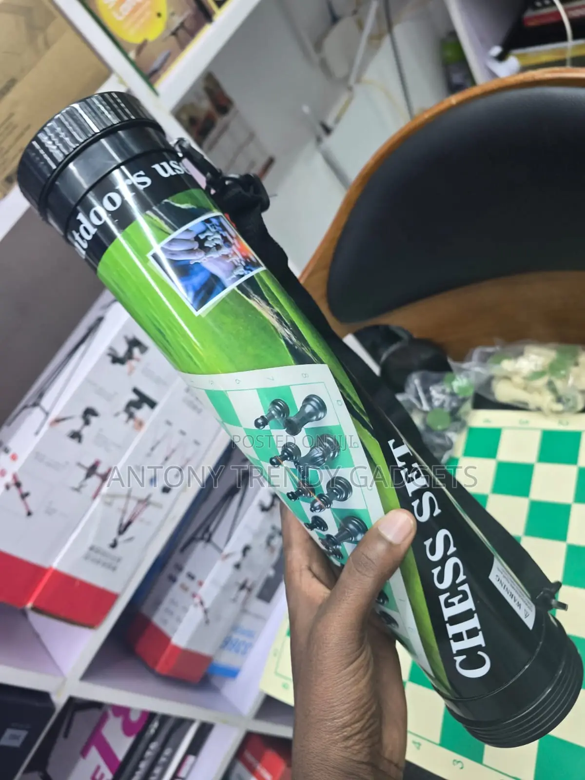 Foldable Tournament Chess Set for Home School Travel