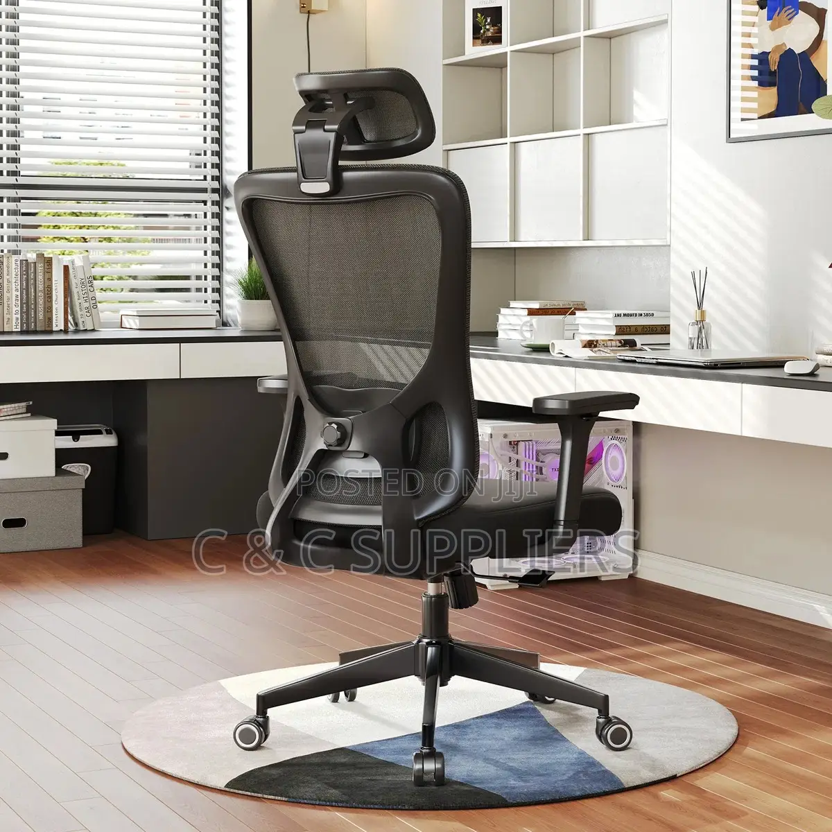 Swivel Modern Reception Ergonomic Chair.