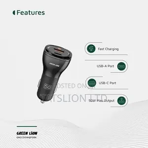 Green Lion Retractable 99w Car Charger Pd 45w