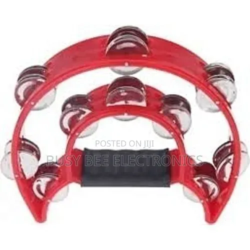 Double Layer Red Tambourine