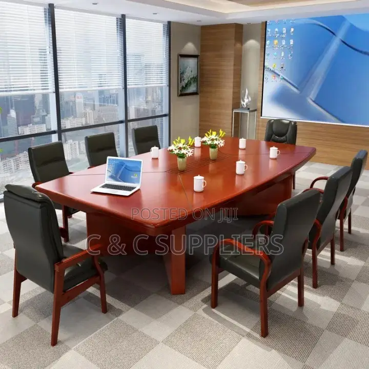 Mahogany Board Meeting Table-2.4m