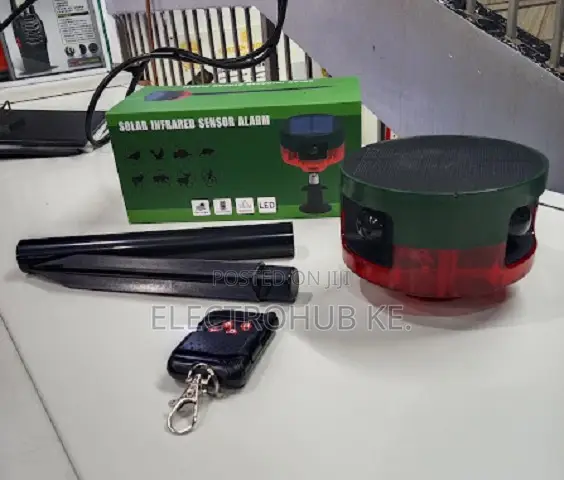 Solar Outdoor Security Alarm With Infrared Motion Detection