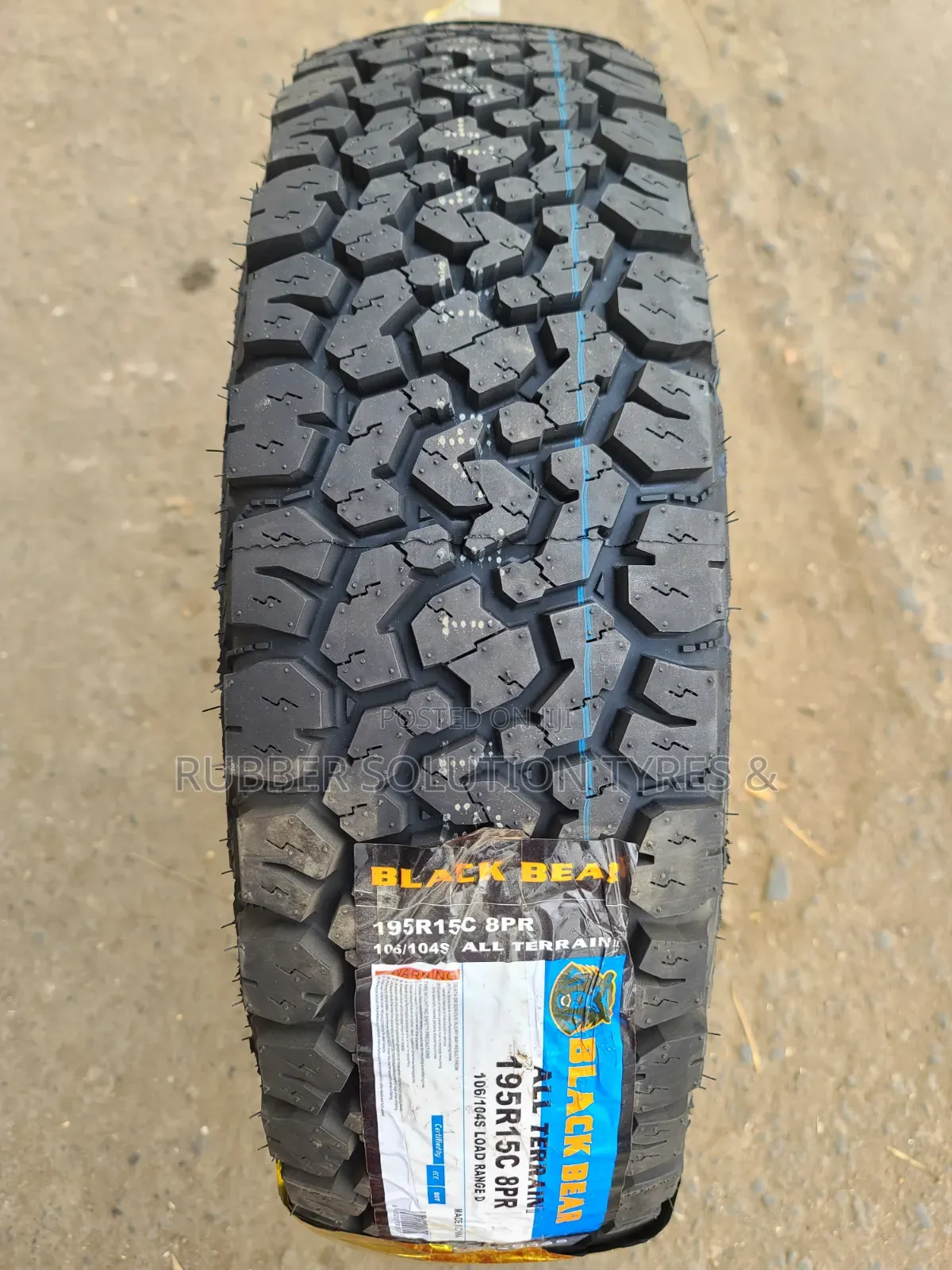 195 R15 C Black Bear Tyres 8pr All-Terrain