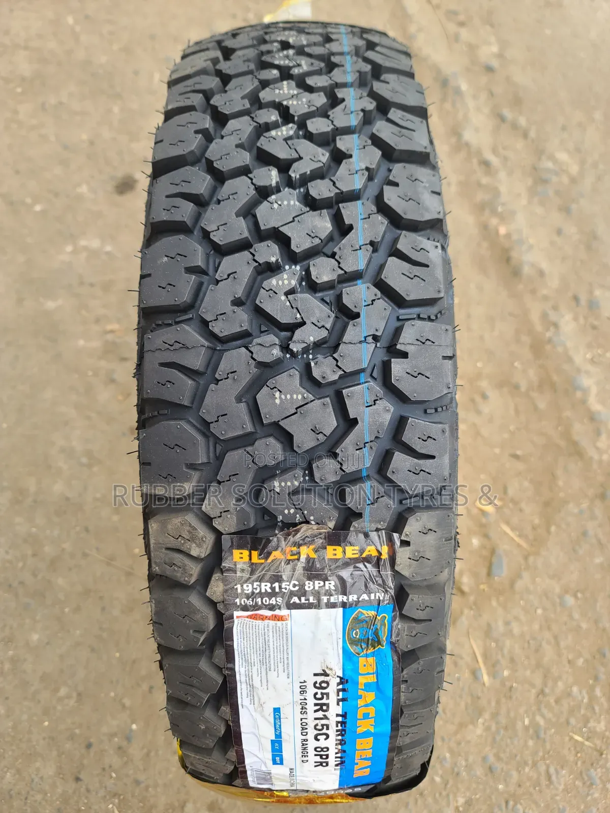 195 R15 C Black Bear Tyres 8pr All-Terrain