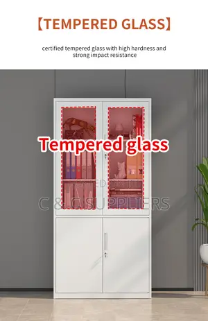2-Door Cabinet With Adjustable Shelves