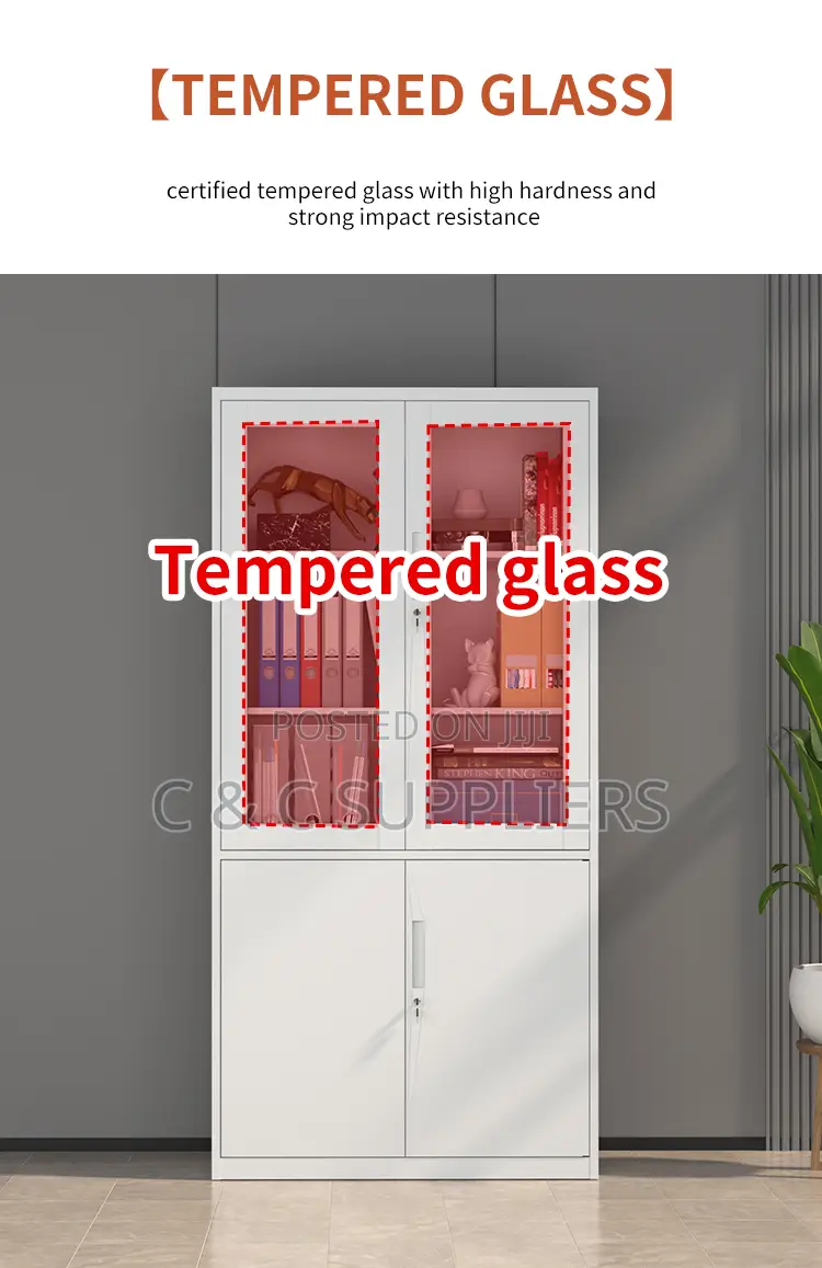 2-Door Cabinet With Adjustable Shelves