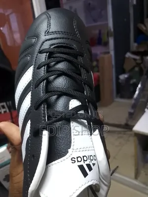 The Black Football Adidas Boots