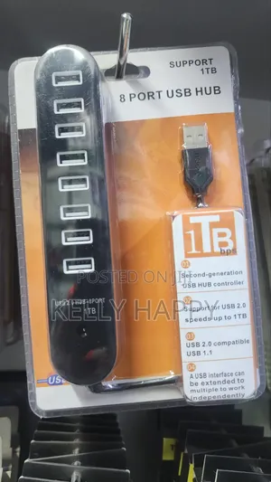 8port USB Hub 2.0 Support 1tb Available