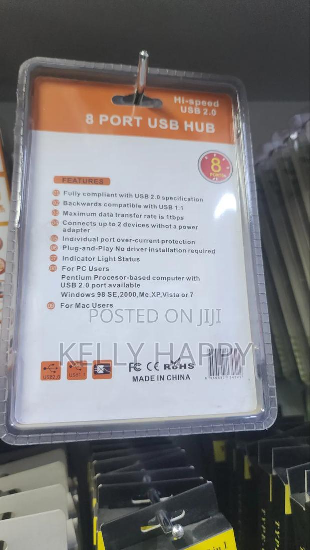 8port USB Hub 2.0 Support 1tb Available - thumbnail 2
