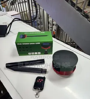 Solar Powered PIR Sensor Alarm With Remote Control