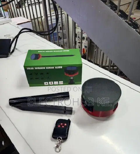 Solar Powered PIR Sensor Alarm With Remote Control