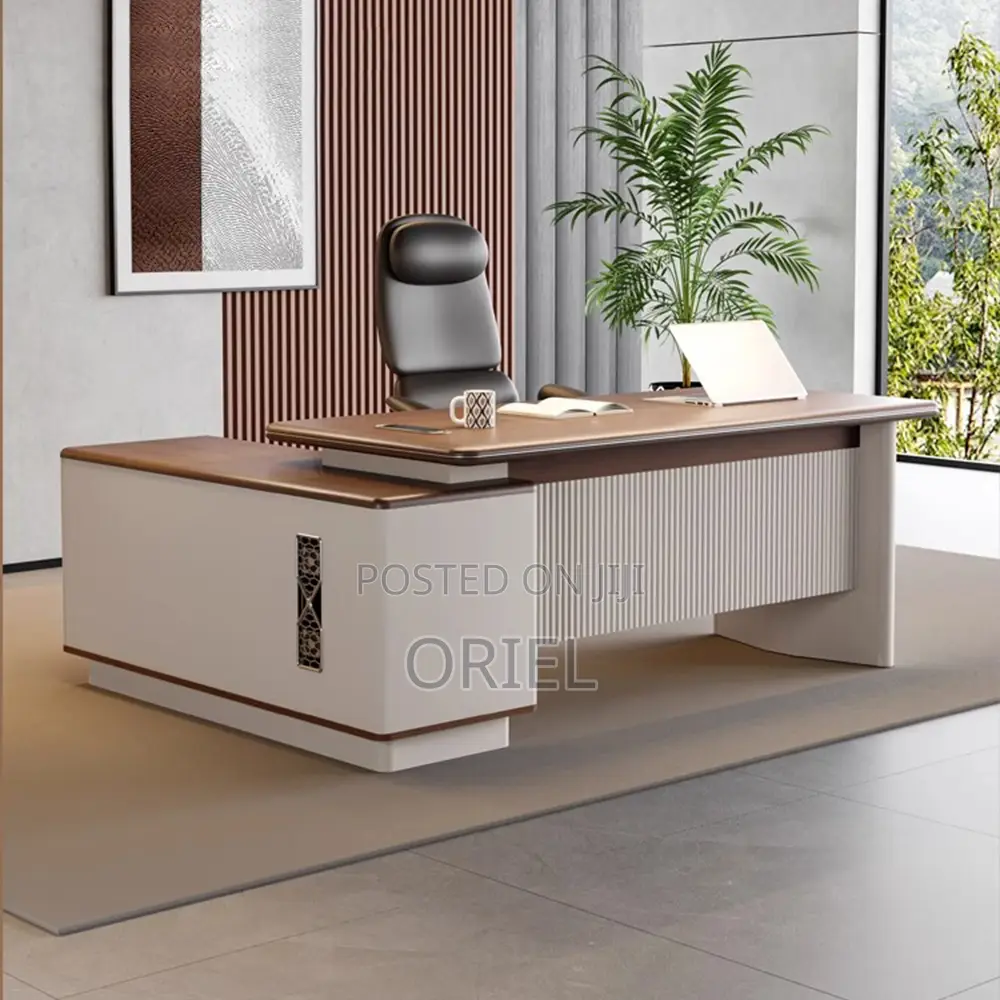 Office Desk : 1.6 Metres Executive L-Shaped Office Table