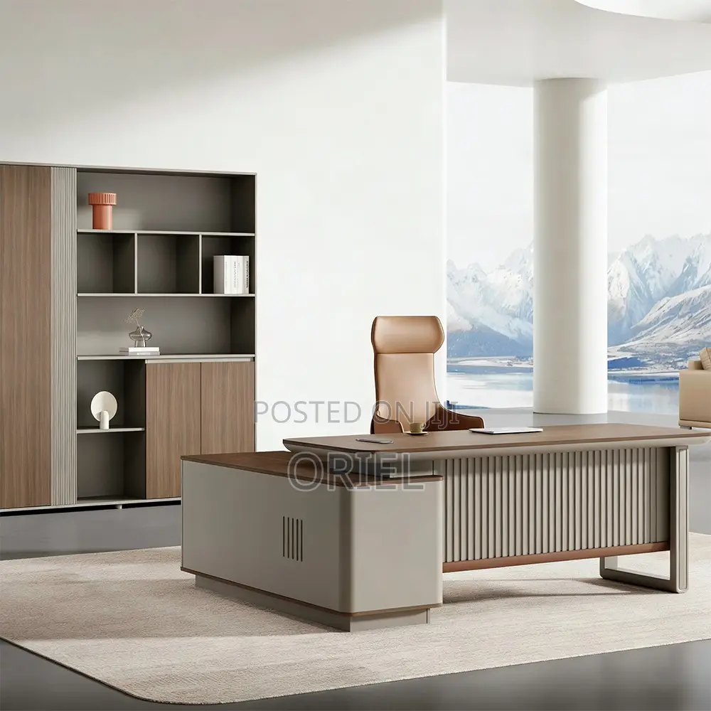 Office Desk : 1.6 Metres Executive L-Shaped Office Table