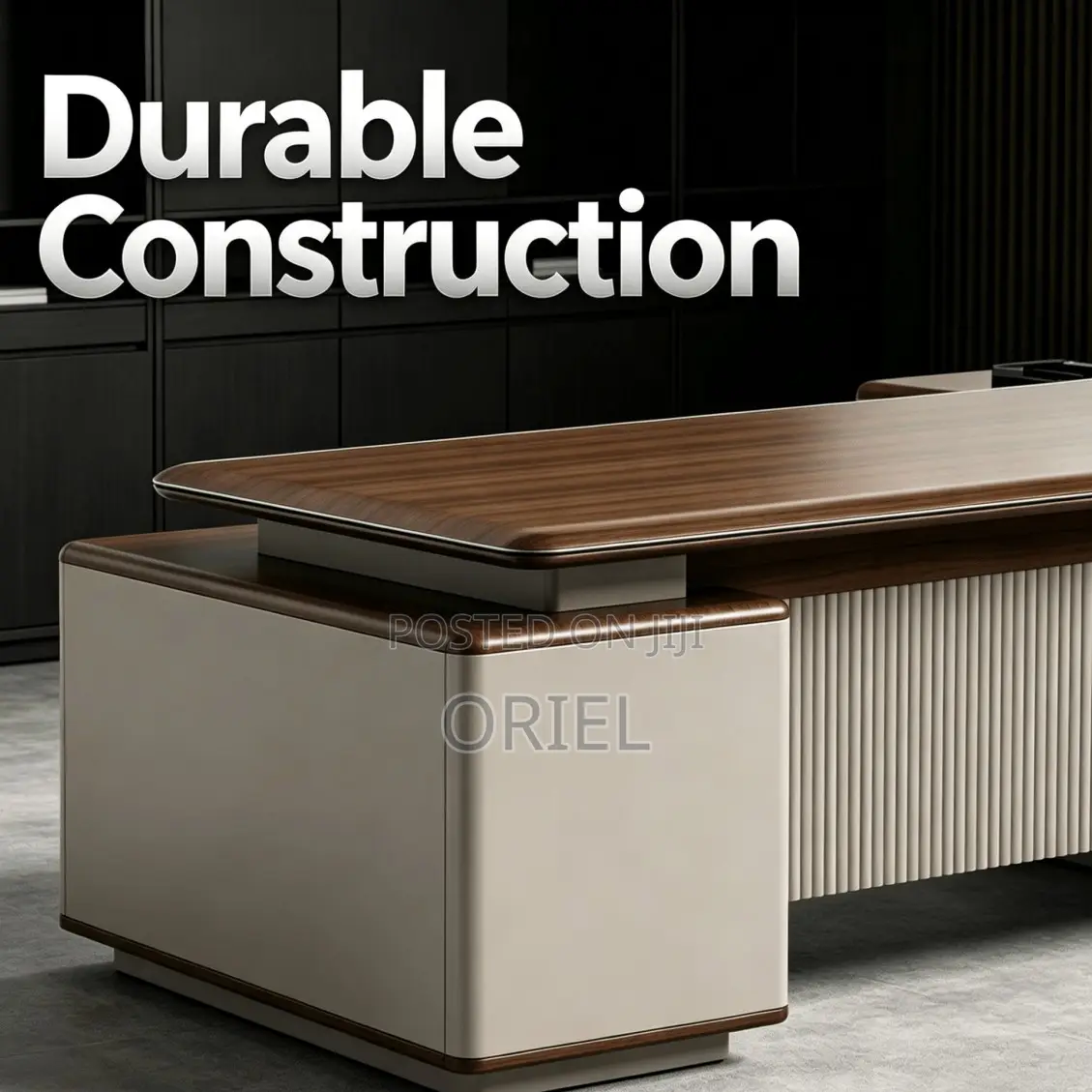 Office Desk : 1.6 Metres Executive L-Shaped Office Table