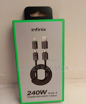 Infinix 240W PD 4-in-1 Braided Fast Charging Cable