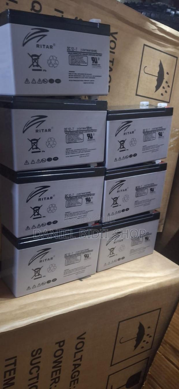 Ritar Dc 12v 7ah 10hr Rechargeable Battery 2026 Model