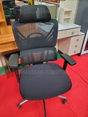 Black Orthopedic Office Chair