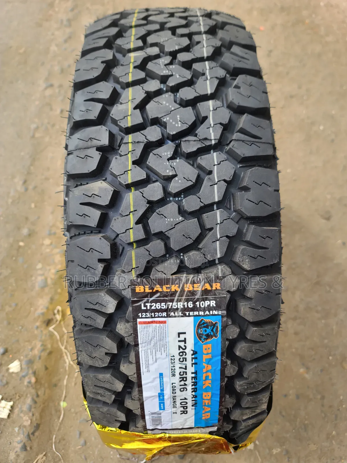 Lt 265 /75 R16 Black Bear Tyres 10pr a/T All-Terrain Ii