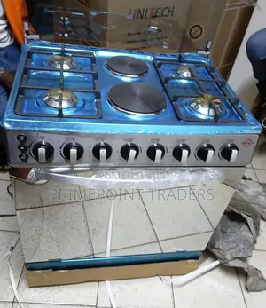 Unitech 60×90 4+2 Freestanding Gas Cooker – Spacious Versatile