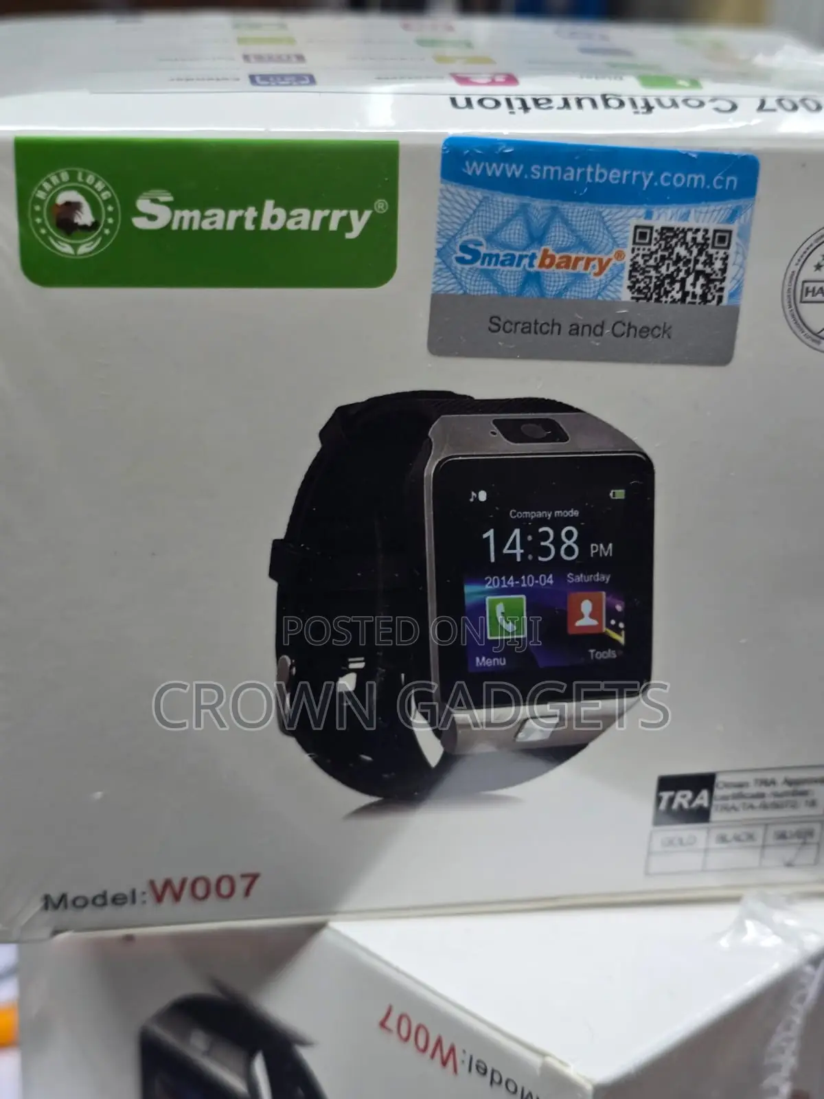 W007 Smartwatch With Camera Music Player SIM Support
