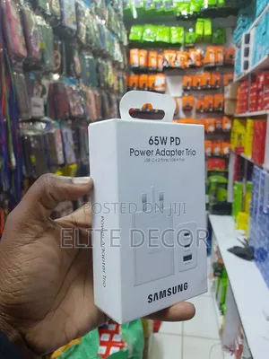 Samsung 65W PD Power Adapter Trio – Fast Charger With 3 Ports
