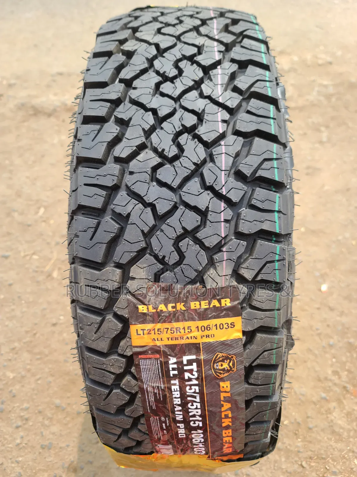 Lt 215 /75 R15 Black Bear Tyres a/T All-Terrain