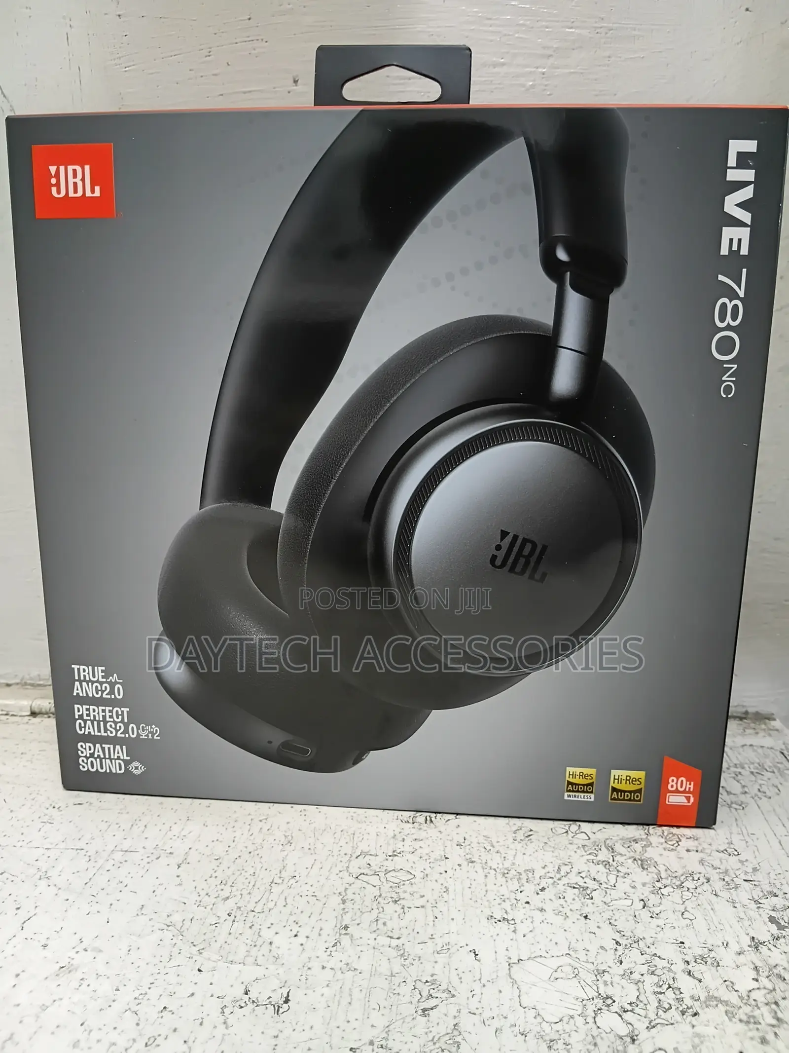 JBL Live 780NC Over-Ear Wireless Wired Noise Cancelling Headphones.